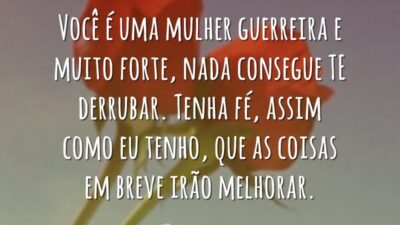 Nada consegue te derrubar