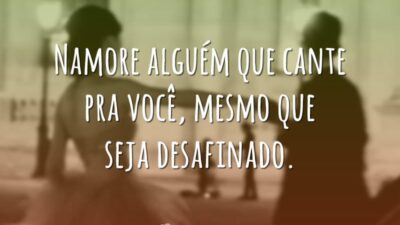 Namore alguém que cante