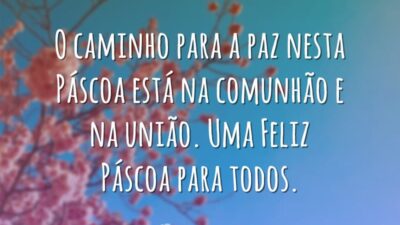 O caminho para a paz