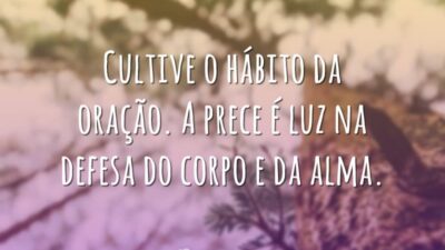 O hábito da oração