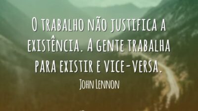 O trabalho não justifica