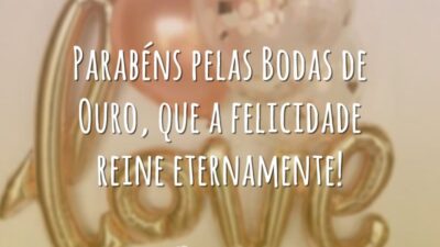 Que a felicidade reine