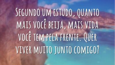 Quer viver muito comigo?