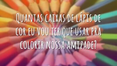 Quero colorir nossa amizade