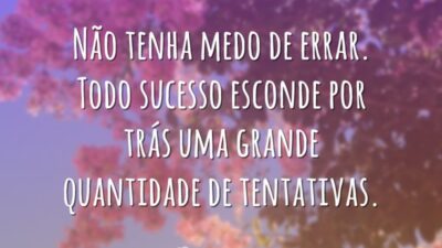 Sem medo de errar