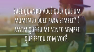 Sabe quando você quer que um momento dure para sempre? É assim&hellip;
