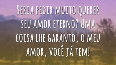 Seria pedir muito?
