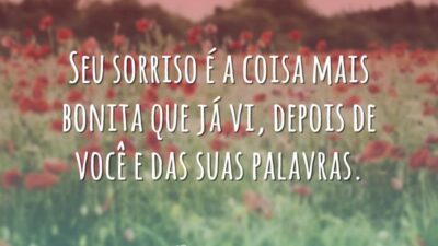 Seu sorriso é bonito