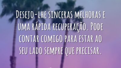Sinceras melhoras