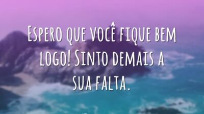 Sinto demais sua falta