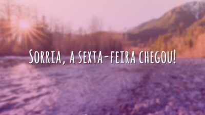 Sorria, é sexta-feira