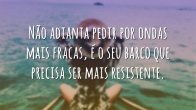 Tenha um barco resistente