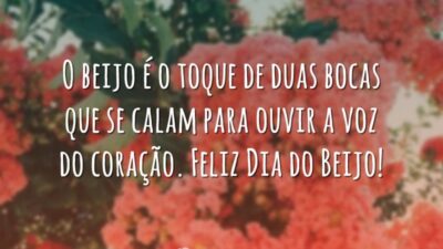 O beijo é o toque de duas bocas que se calam para&hellip;