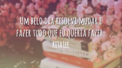 Um belo dia resolvi mudar e fazer tudo que eu queria fazer.