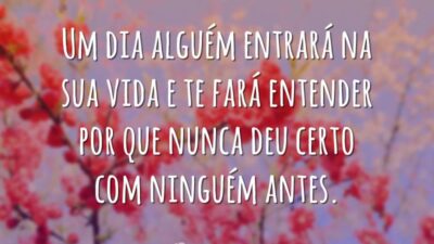 Um dia alguém entrará