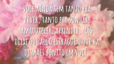 Você ainda tem tanto