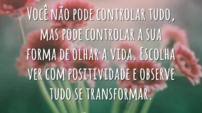 Você não pode controlar