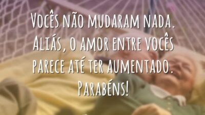 Vocês não mudaram nada