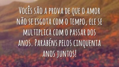 Vocês são a prova
