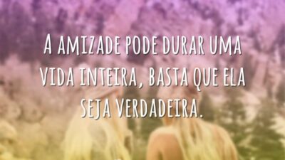 A amizade pode durar