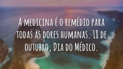A medicina é o remédio