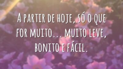 A partir de hoje