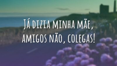 Amigos não, colegas
