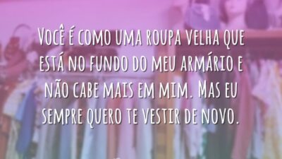Como uma roupa velha