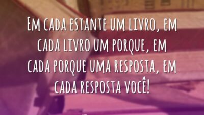 Em cada estante
