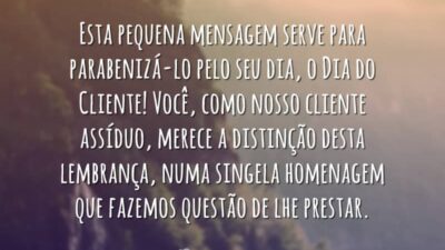 Esta pequena mensagem serve para parabenizá-lo pelo seu dia, o Dia do&hellip;