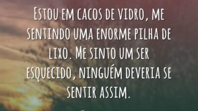Estou em cacos