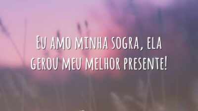 Eu amo minha sogra