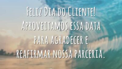 Feliz Dia do Cliente! Aproveitamos essa data para agradecer e reafirmar nossa&hellip;