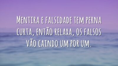 Mentira e falsidade