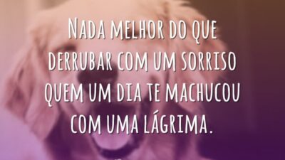 Nada melhor do que derrubar com um sorriso quem um dia te&hellip;