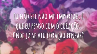Não sei não me importar