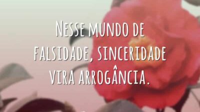 Nesse mundo de falsidade