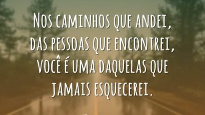 Nos caminhos que andei