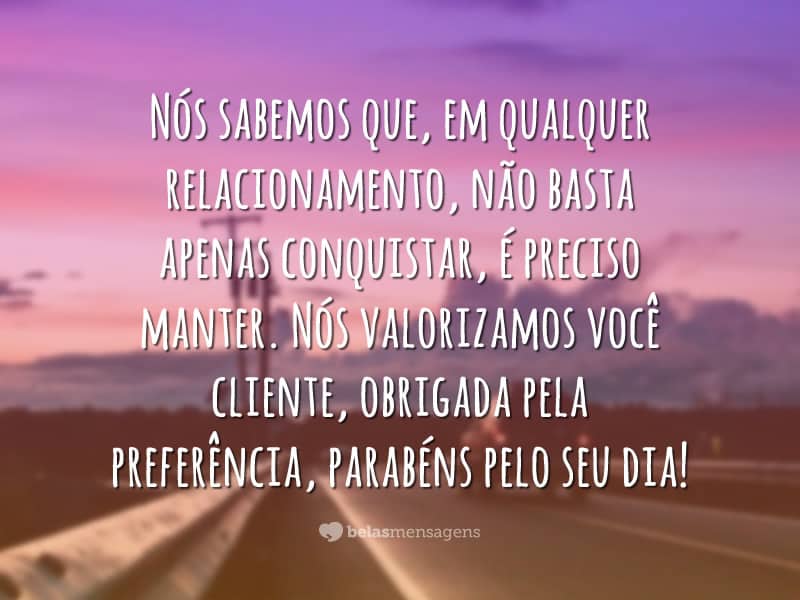 Frases de Dia do Cliente - Belas Mensagens