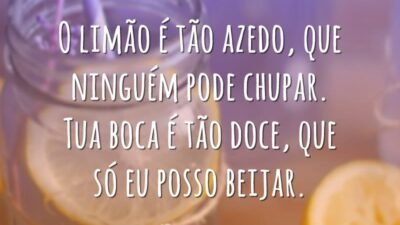 O limão é azedo