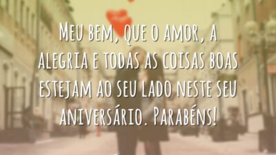 Parabéns, meu bem