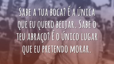 Sabe a tua boca?