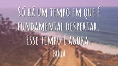 Só há um tempo em que é fundamental despertar. Esse tempo é&hellip;