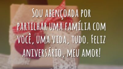 Sou abençoada por partilhar