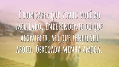 Tenho seu apoio