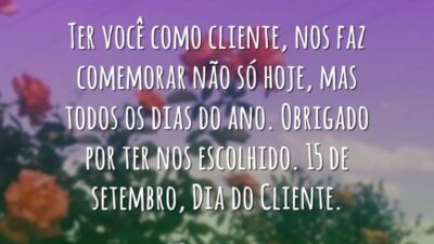 Ter você como cliente, nos faz comemorar não só hoje, mas todos&hellip;