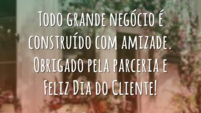 Todo grande negócio é construído com amizade. Obrigado pela parceria e Feliz&hellip;