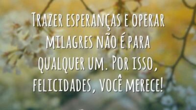 Traz esperanças