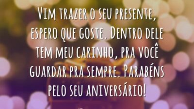 Vim trazer seu presente