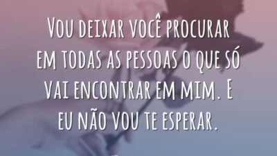 Vou deixar você procurar